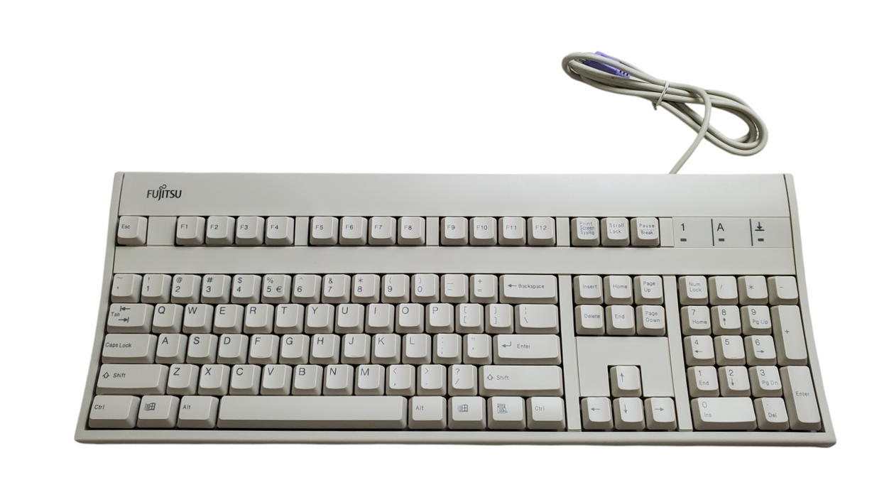 Vintage Fujitsu PS/2 Keyboard FKB8729