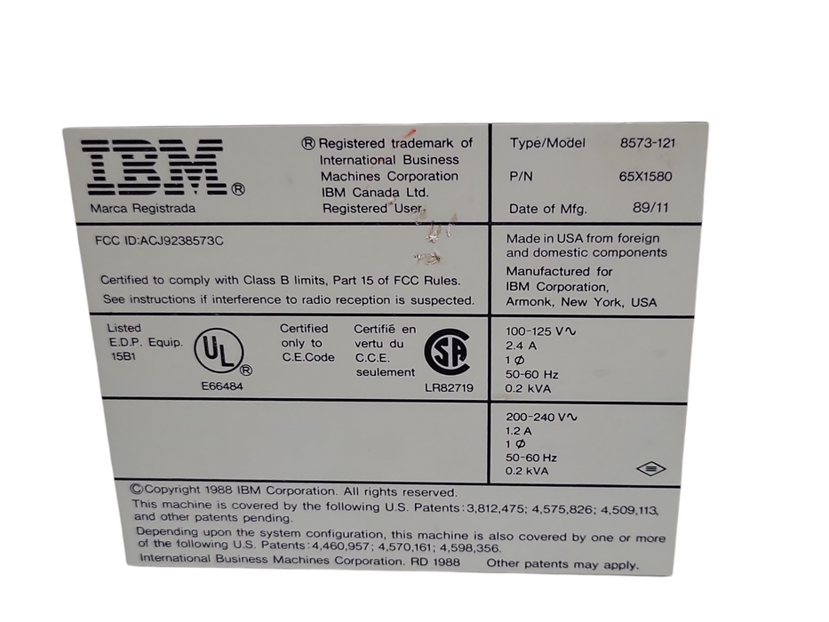 Vintage IBM Personal System/2 P70 386 8573-121, READ