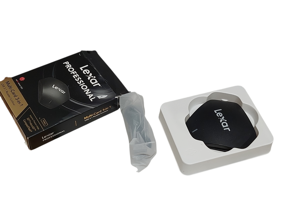 Lexar Professional Multi-Card 3 in 1 USB 3.1 Reader SD- Micro SD- Compact Flash