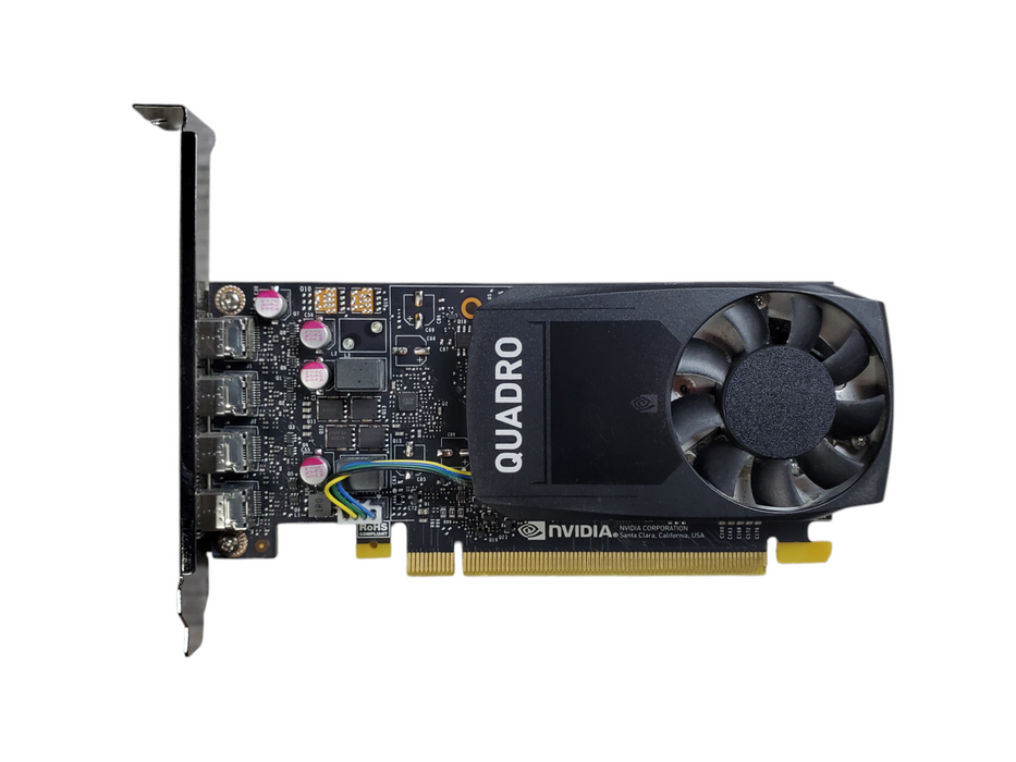 Nvidia Quadro P1000 4GB GDDR5 Graphics Card | 4x Mini DP