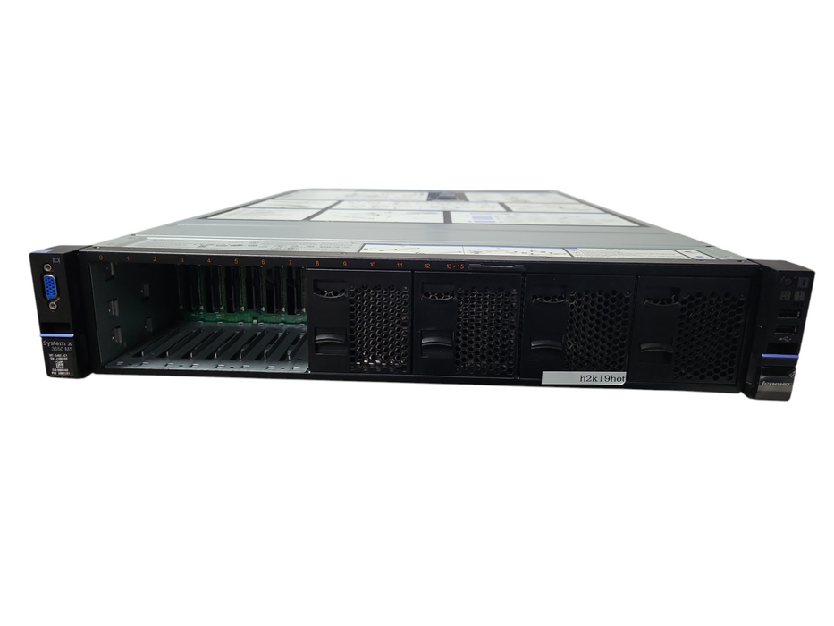 Lenovo X3650 M5 8x 2.5" 2U | 1x Xeon E5-2640 v3 @2.60GHz, 16GB DDR4, M5210 RAID