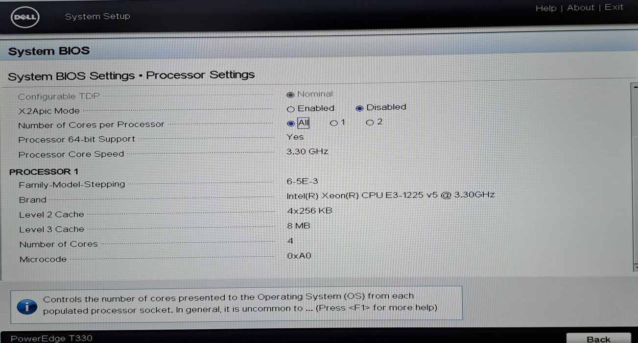 Dell PowerEdge T330 | Xeon E3-1225 v5 @3.30GHz, 32GB DDR4, PERC H730, 2x 4TB SAS