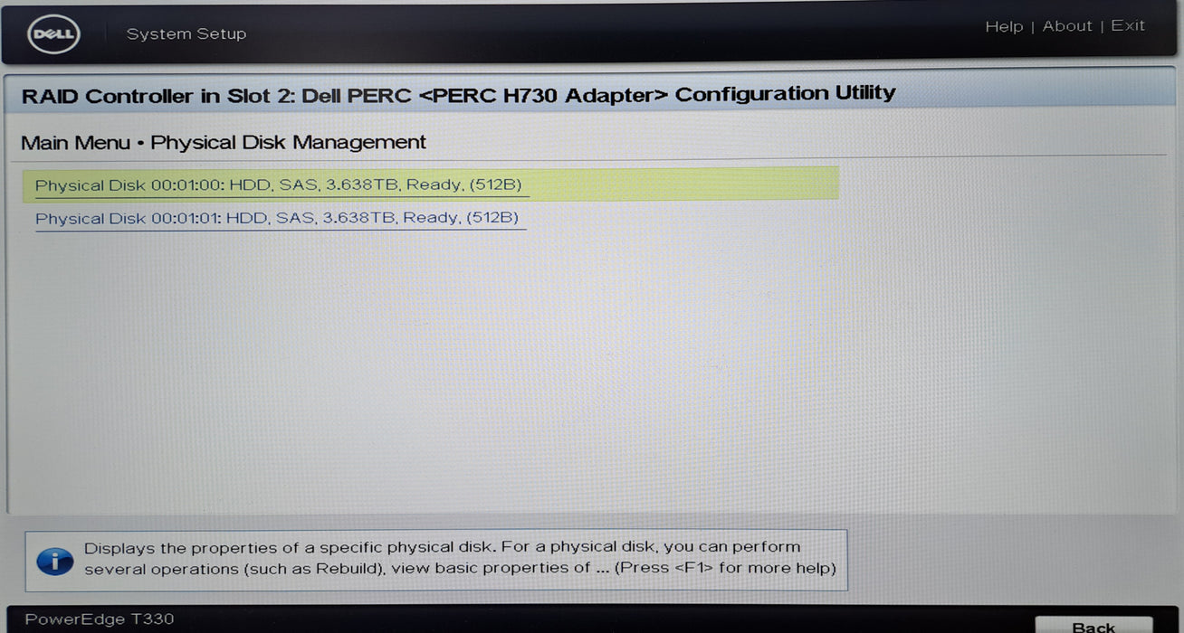 Dell PowerEdge T330 | Xeon E3-1225 v5 @3.30GHz, 32GB DDR4, PERC H730, 2x 4TB SAS