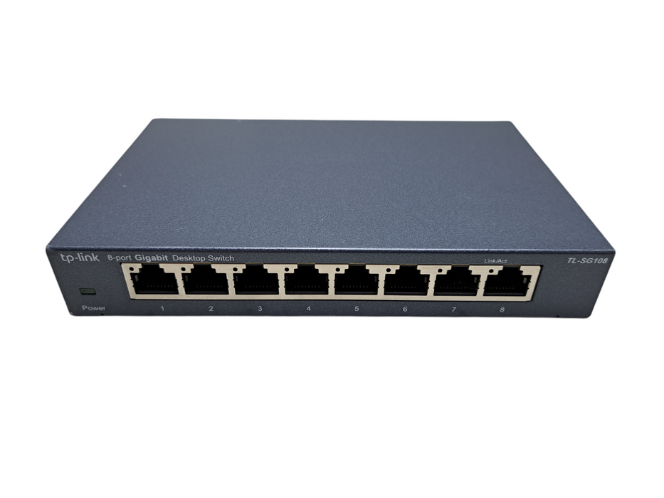 TP-Link TL-SG108 8-Port 10/100/1000 Gigabit Ethernet Desktop Switch