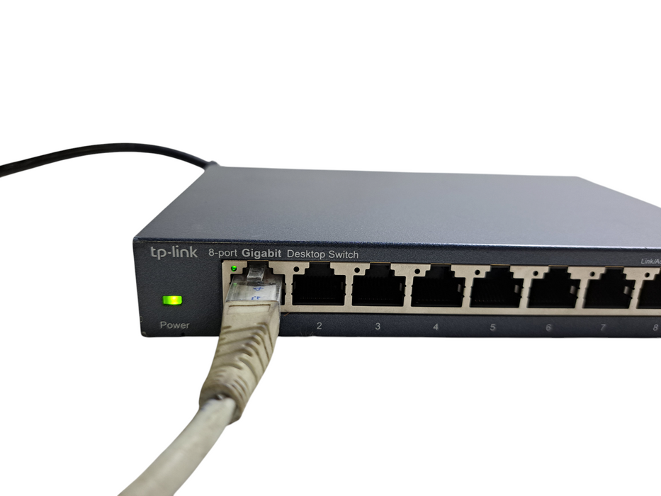TP-Link TL-SG108 8-Port 10/100/1000 Gigabit Ethernet Desktop Switch