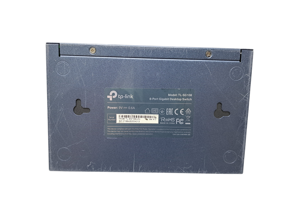 TP-Link TL-SG108 8-Port 10/100/1000 Gigabit Ethernet Desktop Switch