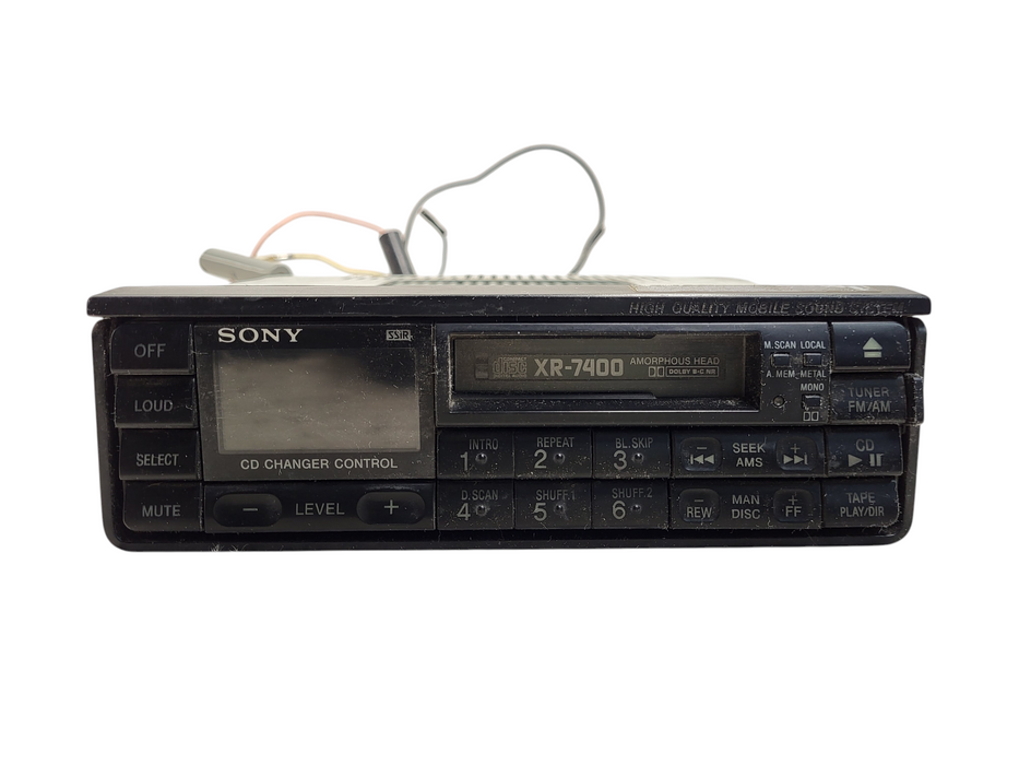 Sony XR-7400 Car Stereo AM/FM Radio Cassette Tape Player Deck Made in Japan