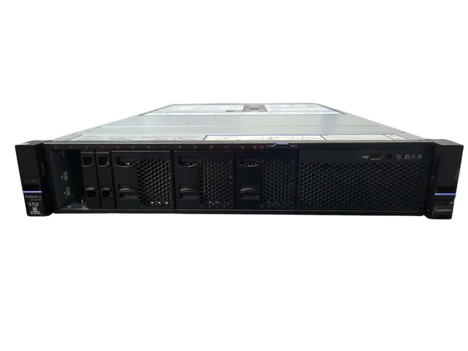 Lenovo System X3650 M5 - 2x Xeon E5-2650 v4, 32GB DDR4 AVAGO MEGARAID - No HDD