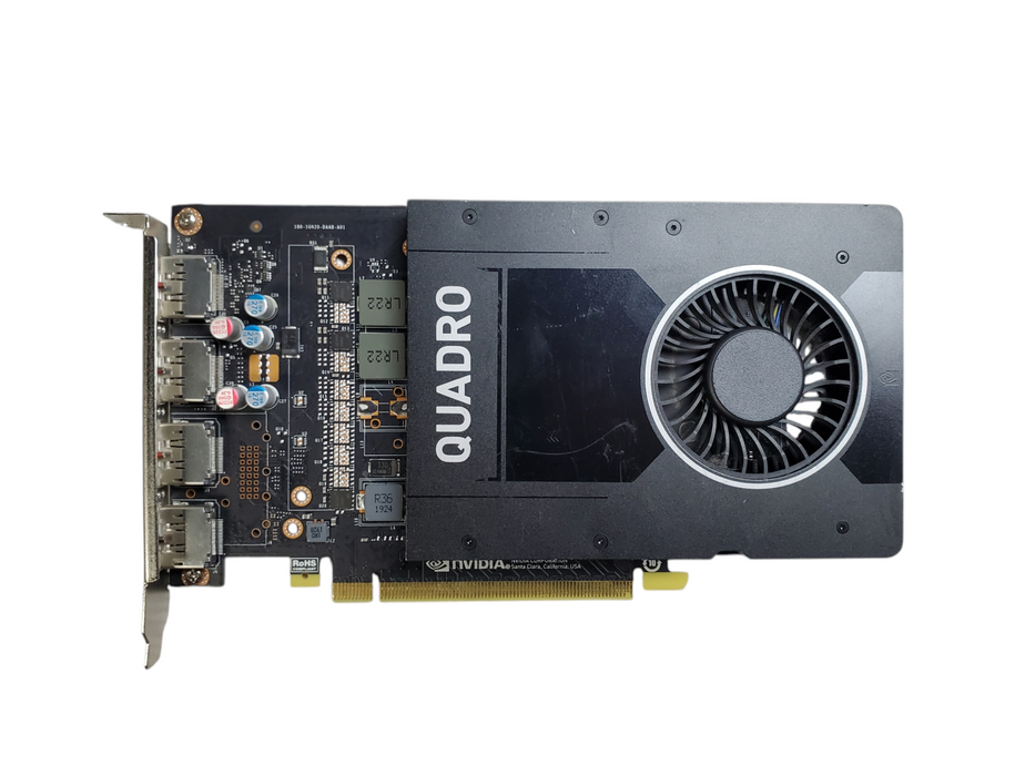NVIDIA Quadro P2200 5GB GDDR5X Graphics Card | 4xDisplay Port
