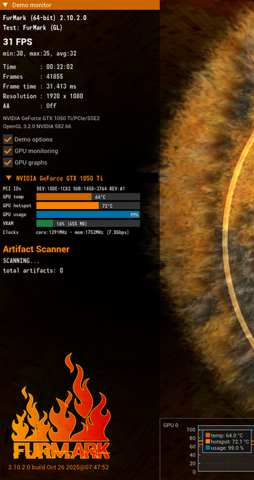 Gigabyte GTX 1050Ti 4GB Graphics Card