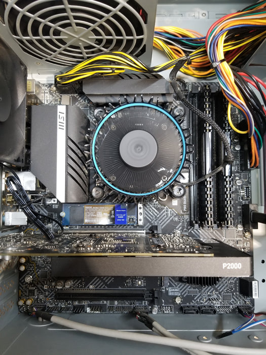Custom PC w/ Asus B660M-A  13th Gen Core i5-13400 16GB DDR4 500 NVME P2000