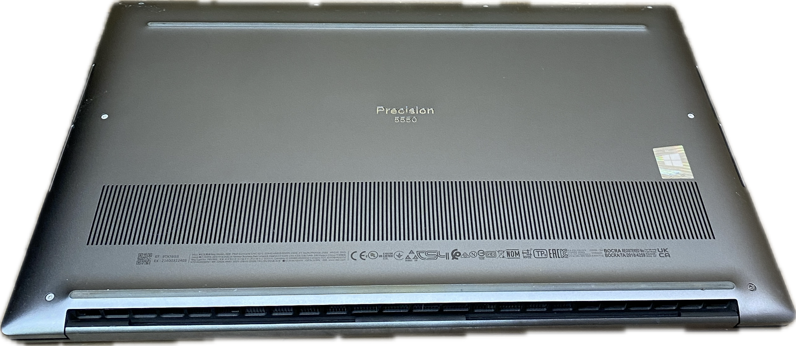 Dell Precision 5550 4KTOUCH i7-10850H T2000 GPU 16GB RAM 256SSD No Power Adapter