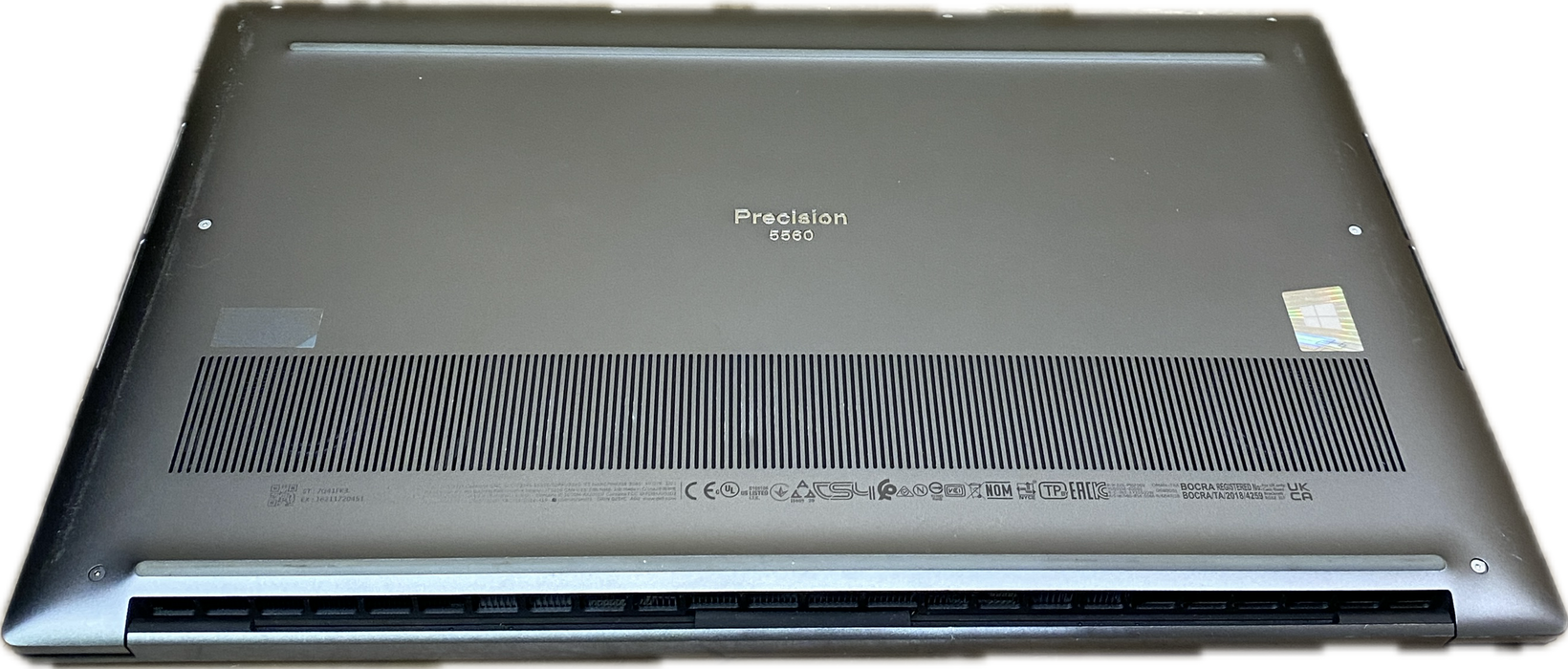 Dell Precision 5560 4K TOUCH i7-11850H RTXA2000 16GB RAM 256SSD No Power Adapter