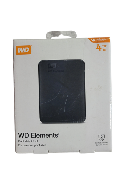 WD Elements 4TB Portable External Hard Drive USB 3.0 WDBU6Y0040BBK-WESN
