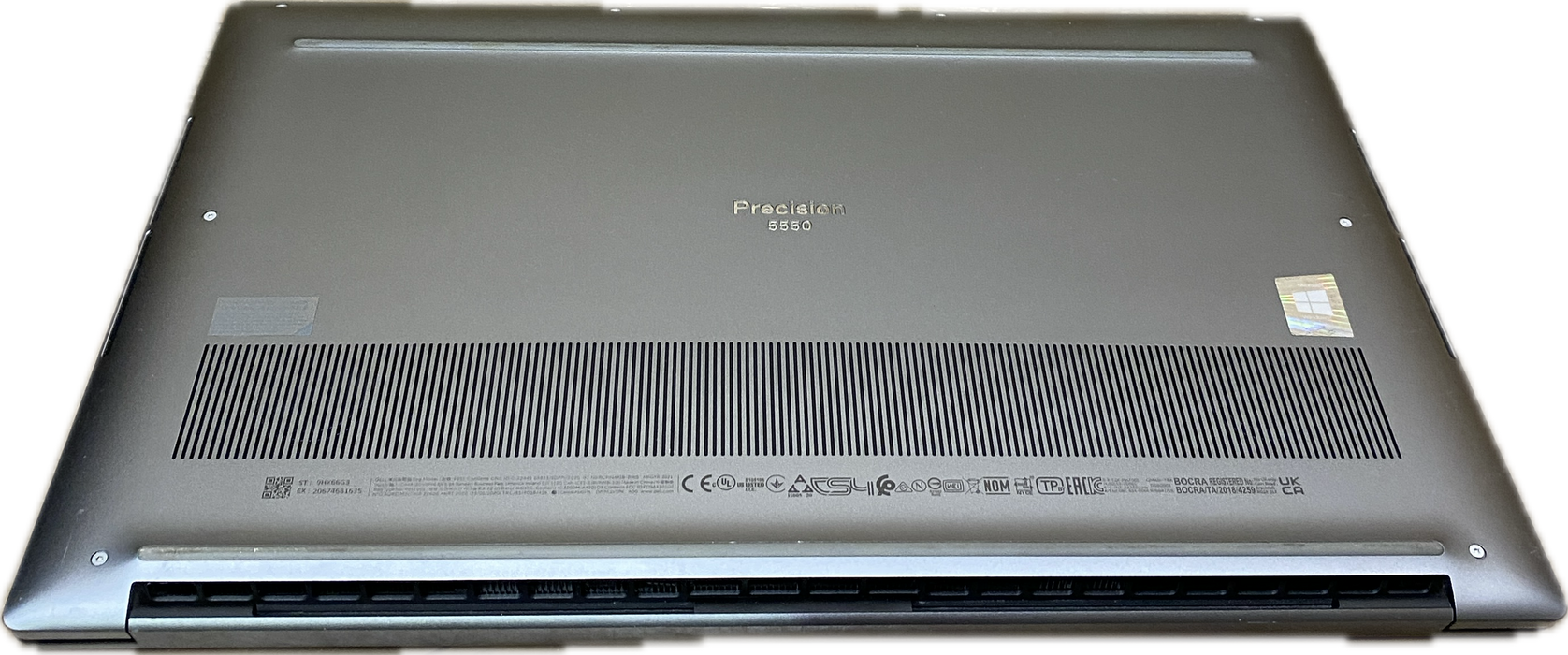 Dell Precision 5550 4KTOUCH i7-10850H T2000 GPU 16GB RAM 256SSD No Power Adapter
