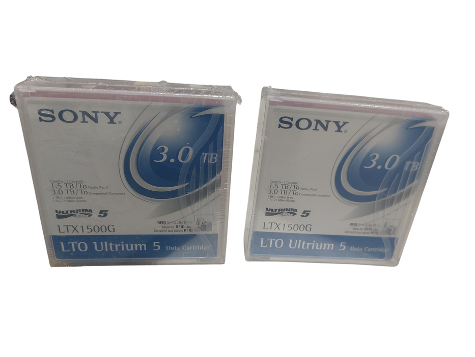 Sony LTO Ultrium 5 Data Cartridges LTX1500G 3.0TB