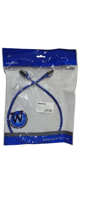Lot of 50x CAT6 Ethernet Network Patch Cable Blue 2FT Long