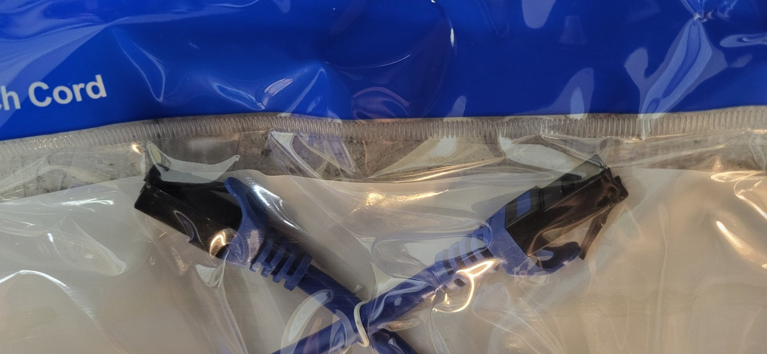 Lot of 50x CAT6 Ethernet Network Patch Cable Blue 2FT Long