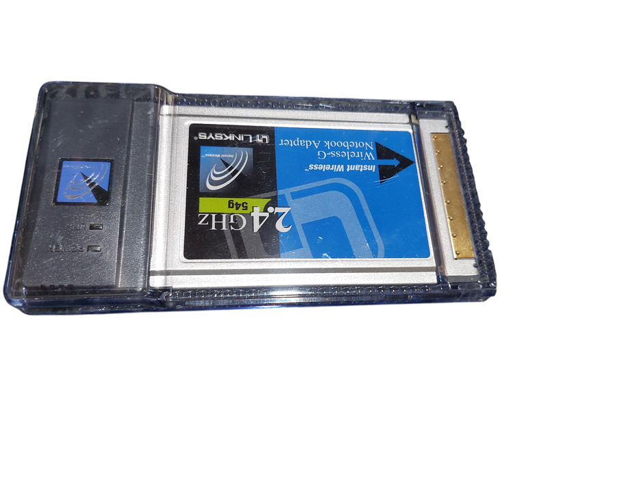2.4GHz Linksys Wireless G Notebook Adapter