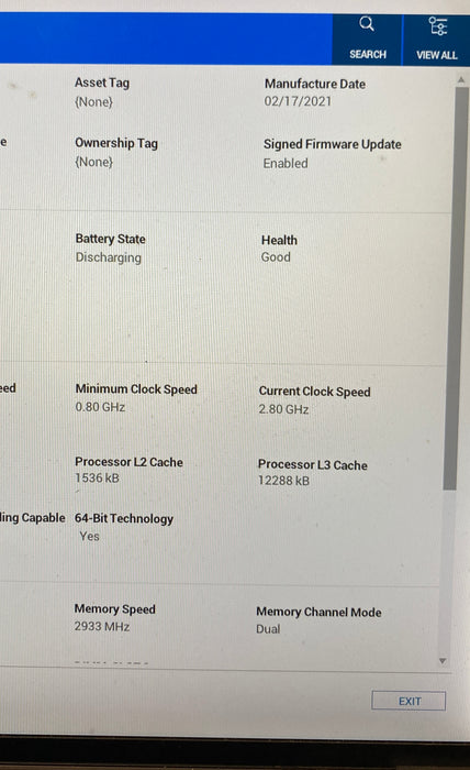 Dell XPS 15 9500 i7-10750H GTX1650 4GB GPU 16GB RAM 256GB SSD No Power Adapter