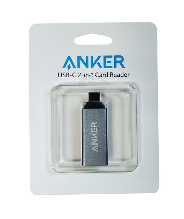 New - Anker USB-C 2-in-1 Card Reader