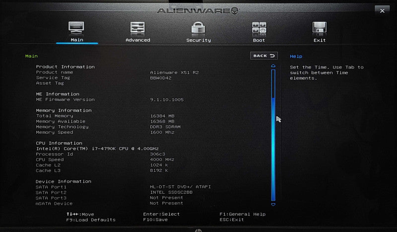 Alienware X51 R2 Gaming Desktop, i7-4790K 4.00GHz, 16GB DDR3, NVIDIA GTX 960 2GB, 600GB SSD