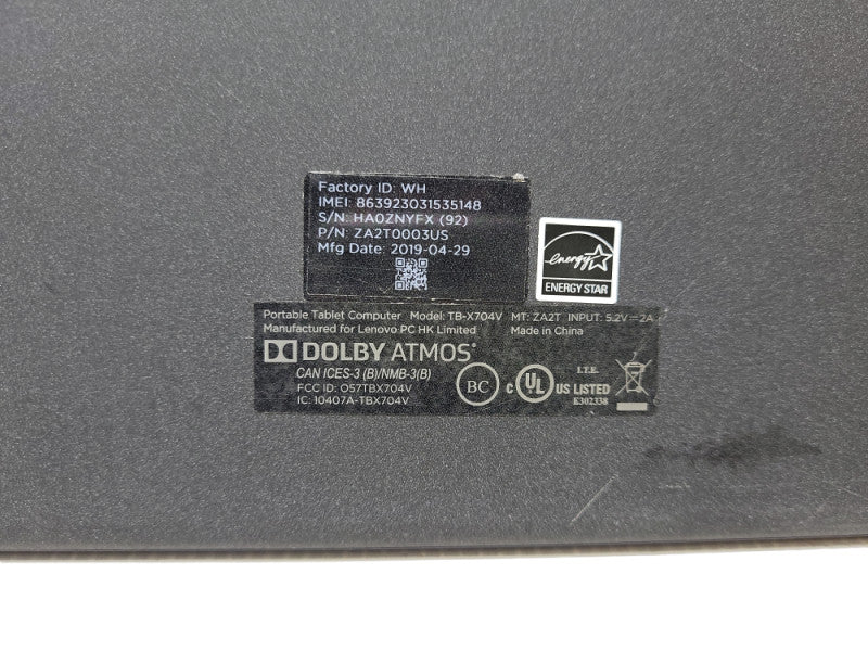 Lenovo Tab 4 10 Plus TB-X704V READ $