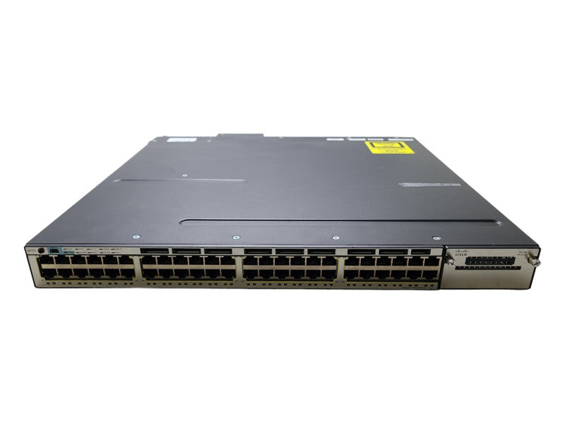 Cisco WS-C3750X-48PF-S 48-Port Gigabit PoE Switch, 1x 1100WAC
