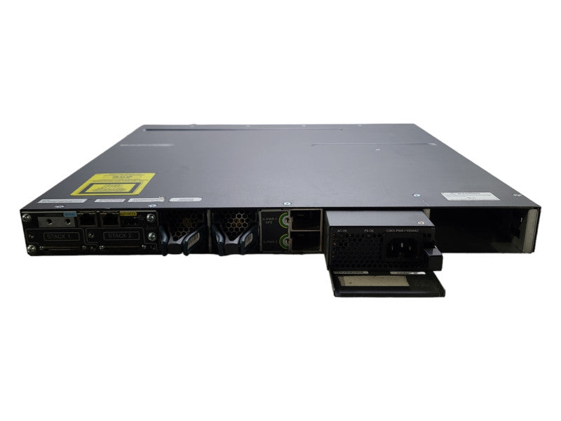 Cisco WS-C3750X-48PF-S 48-Port Gigabit PoE Switch, 1x 1100WAC