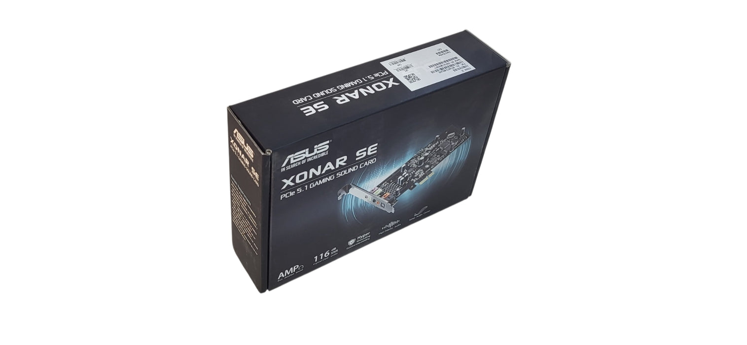 Bran New in Sealed ASUS Xonar SE 5.1 Channel PCIe Gaming Sound Card
