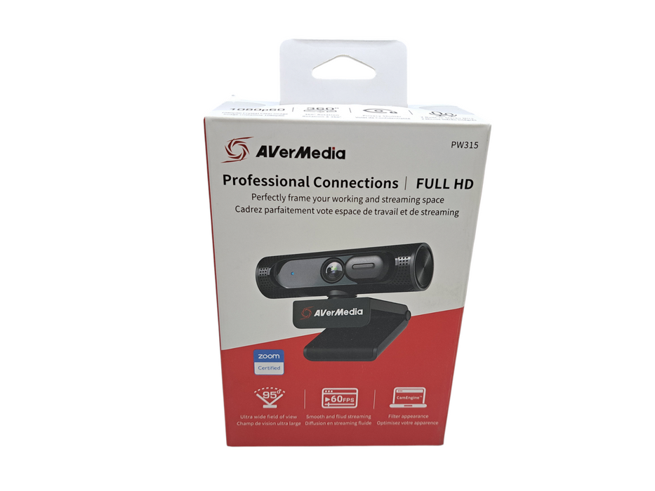 AVerMedia CAM 315 Webcam - 2 Megapixel - 60 fps - USB Type A - TAA and NDAA Comp