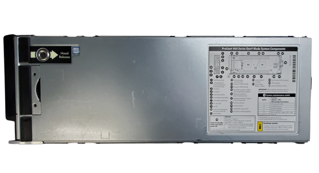 HP ProLiant BL460c Gen9 - 2x Xeon E5-2609 v3, 32GB DDR4 - No HDD