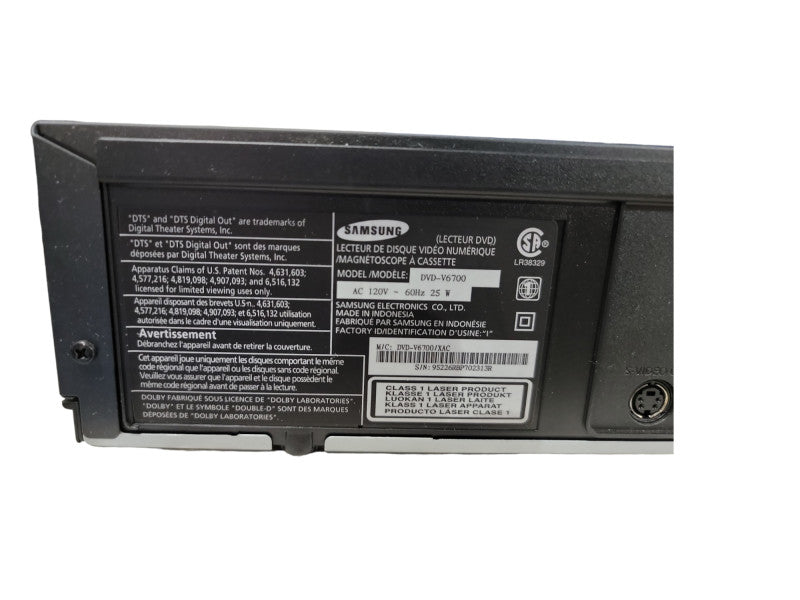 Samsung VCR DVD-V6700 DVD COMBO VHS Video Cassette Player DVD| LIKE NEW
