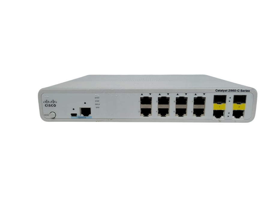 Cisco Catalyst WS-C2960C-8TC-L 8-Port PoE Switch