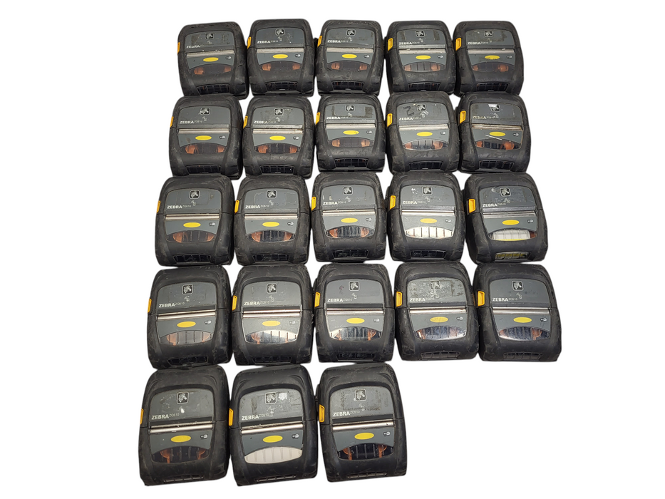 Lot of 23x Zebra ZQ510 Mobile Thermal Printer No Battery
