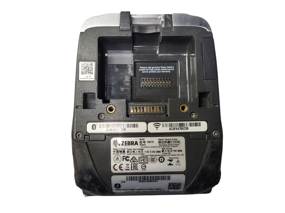 Lot of 23x Zebra ZQ510 Mobile Thermal Printer No Battery
