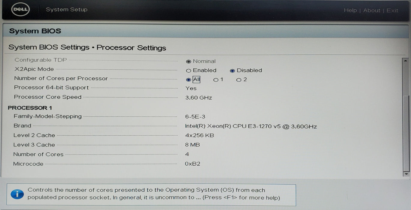 Dell PowerEdge T130 - 1x Xeon E3-1270 v3, 16GB DDR4, H330 - No HDD