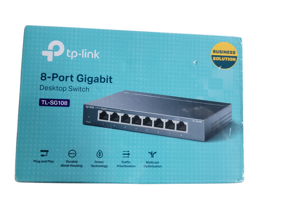 TP-Link TL-SG108 8-Port Gigabit Desktop Switch