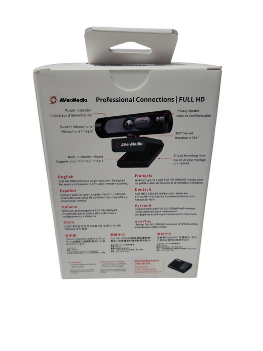 AVerMedia CAM 315 Webcam - 2 Megapixel - 60 fps - USB Type A