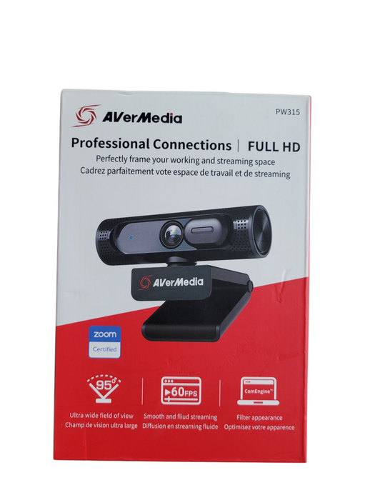 AVerMedia CAM 315 Webcam - 2 Megapixel - 60 fps - USB Type A - TAA and NDAA