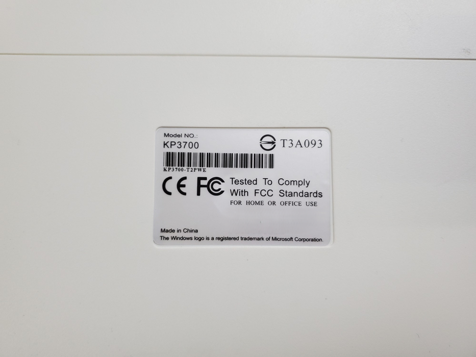 Unitech KP3700 POS PS/2 Keyboard