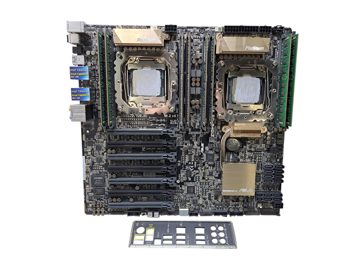 ASUS Z10PE-D8 WS Server Motherboard w/ 2x Xeon E5-2630 v3, 64GB