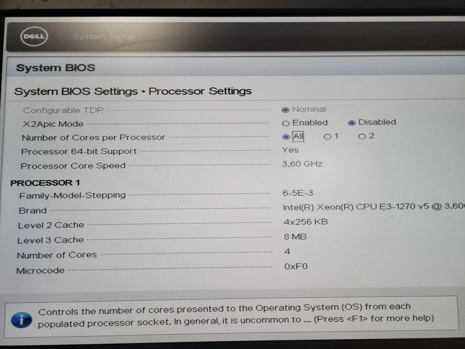 Dell PowerEdge T130 - 1x Xeon E3-1270 v5, 16GB DDR4, H330 - No HDD