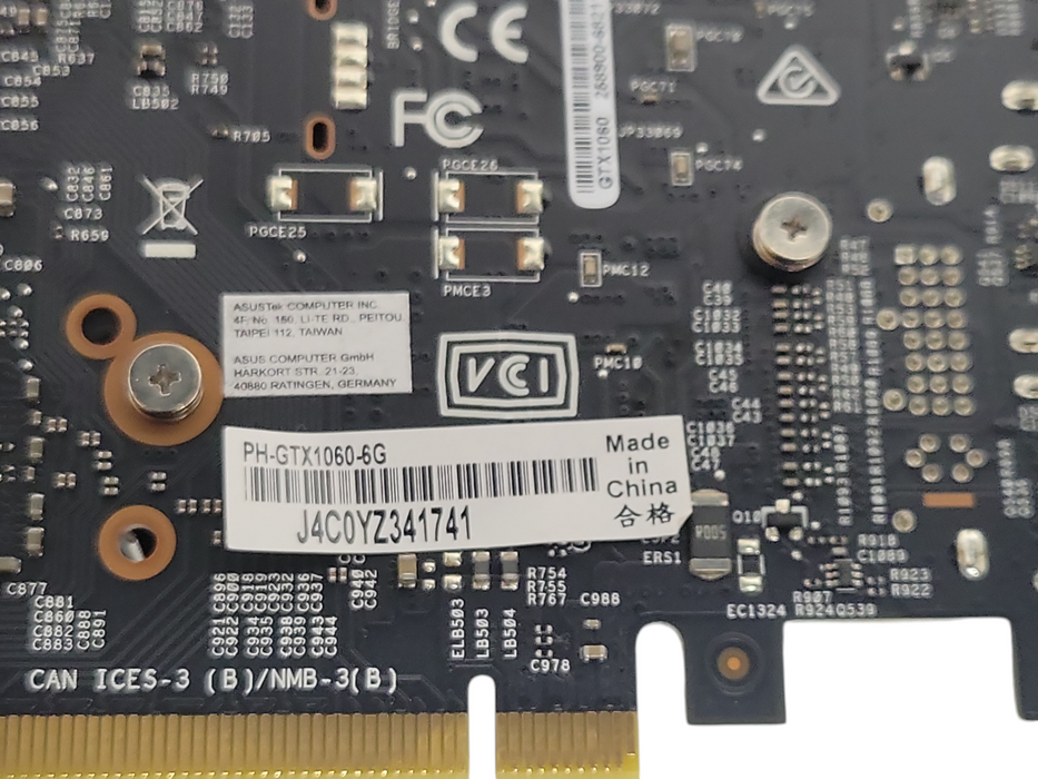 ASUS NVIDIA GeForce GTX 1060 6GB GDDR5 Video Graphics Card PH-GTX1060-6G