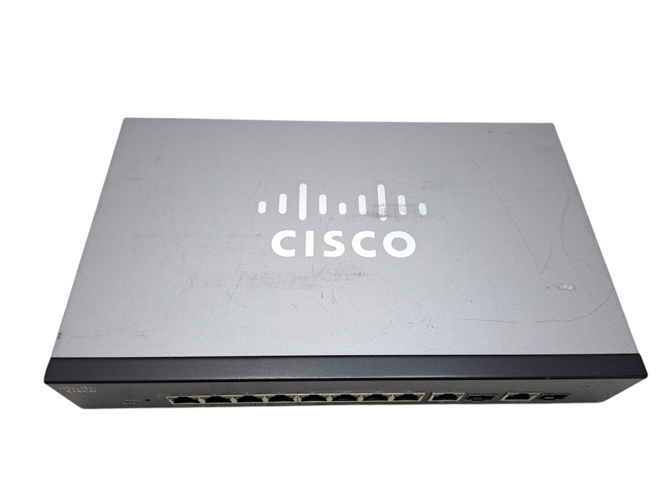 Cisco SG300-10PP | 10-Port Gigabit PoE+ Managed Switch | No AC