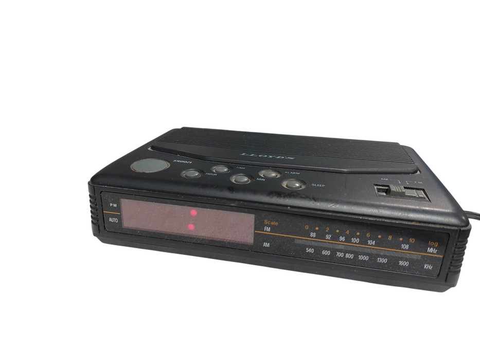 Vintage LLOYD'S AM/FM Alarm Clock Radio C4865