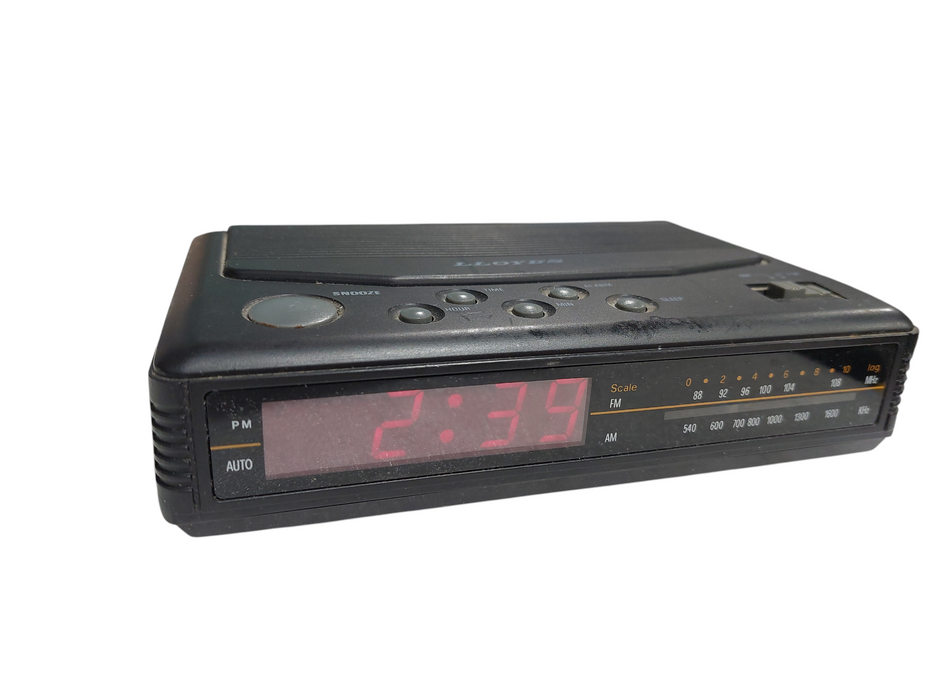 Vintage LLOYD'S AM/FM Alarm Clock Radio C4865