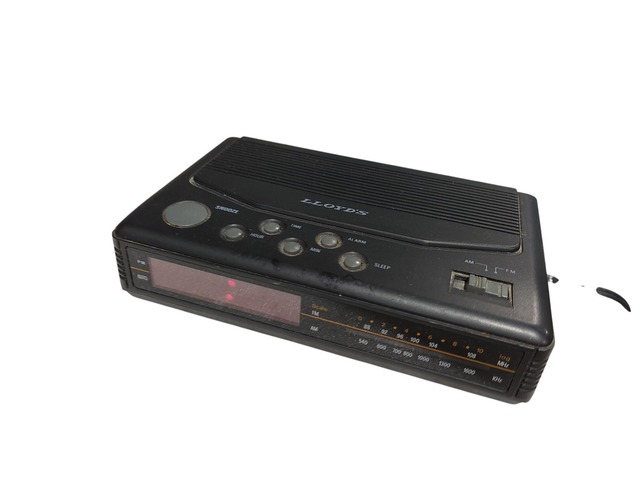 Vintage LLOYD'S AM/FM Alarm Clock Radio C4865
