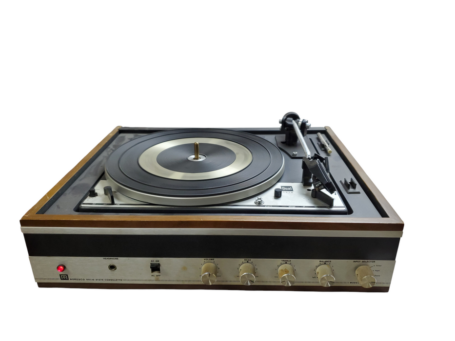 Noresco Solid State Consolette Dual 1214 Record Player *READ*