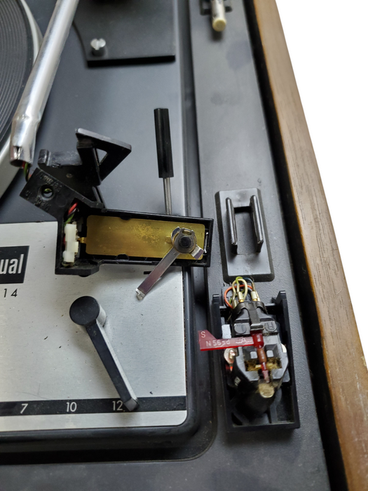 Noresco Solid State Consolette Dual 1214 Record Player *READ*
